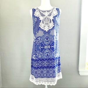 Blue Print Dress by North Style